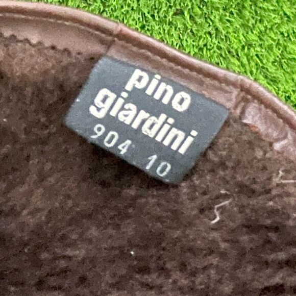 Pino Giardini By Salgo Brown Leather and Suede Shearling Boots. Size 10/US 9. - Picture 9 of 12